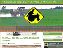 Tablet Screenshot of cuervos.com.mx